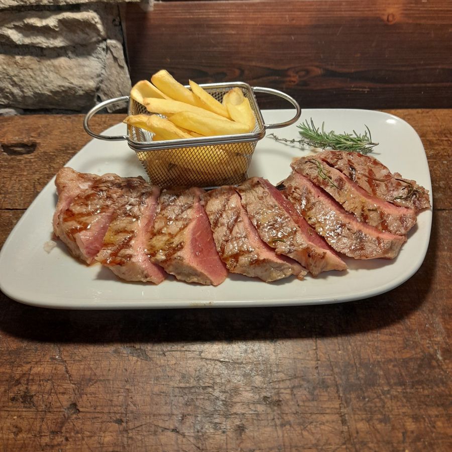 tagliata con patate