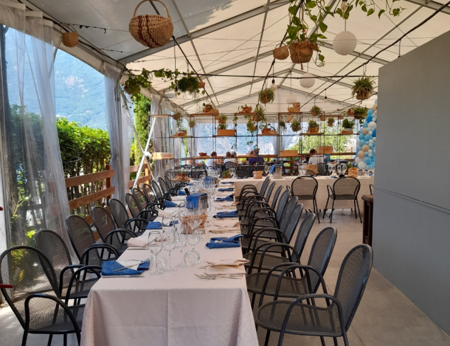 gazebo allestimento
