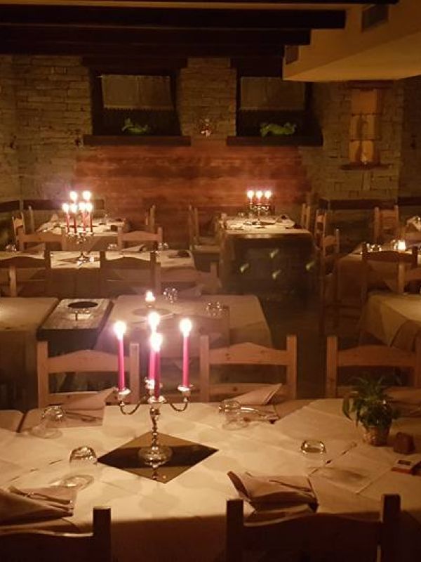 cena a lume di candela